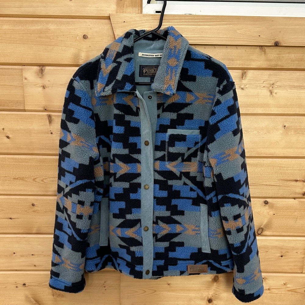 Pendleton Blue And Black Shacket - image 1